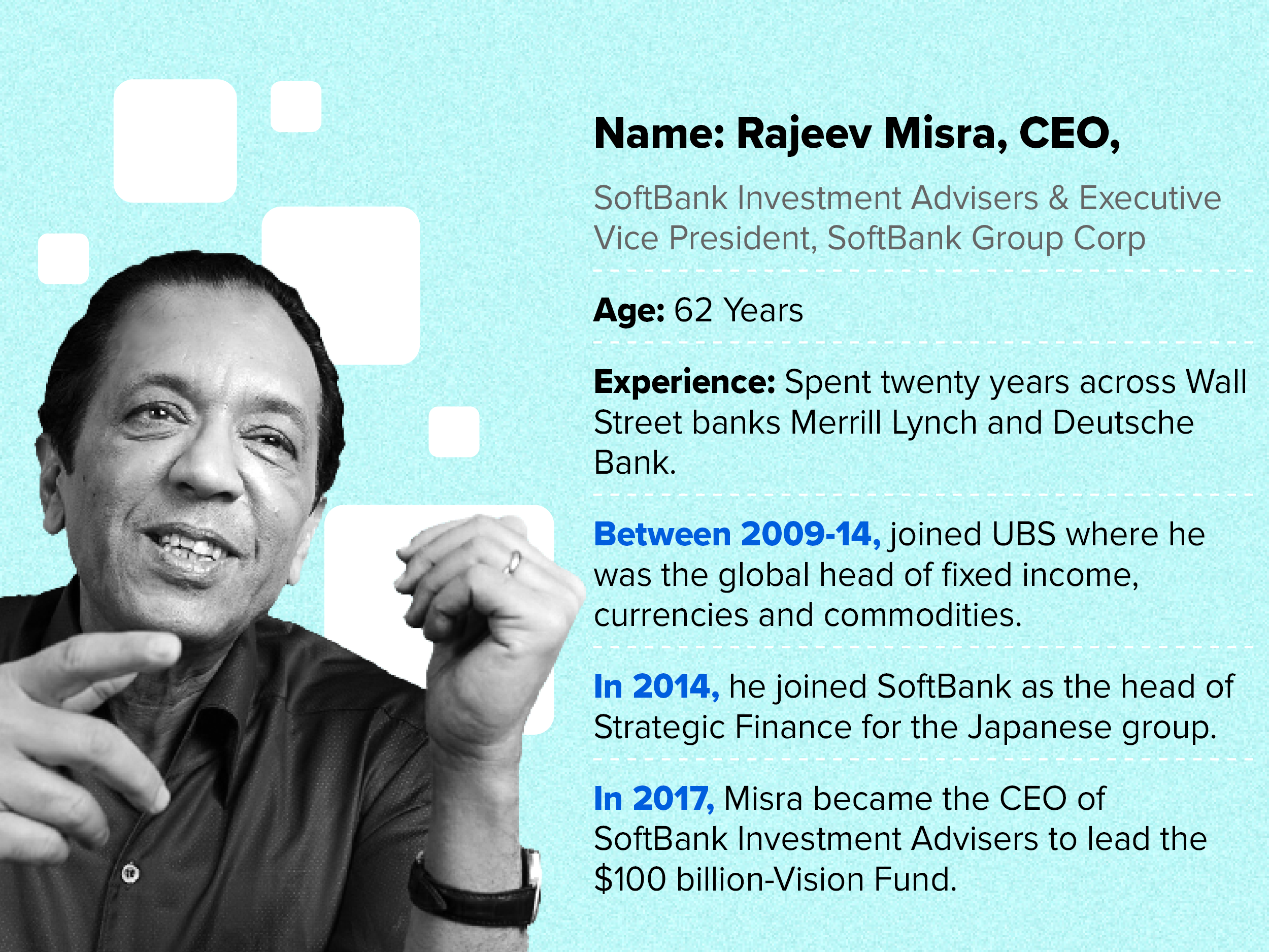 Rajeev Misra CEO SoftBank